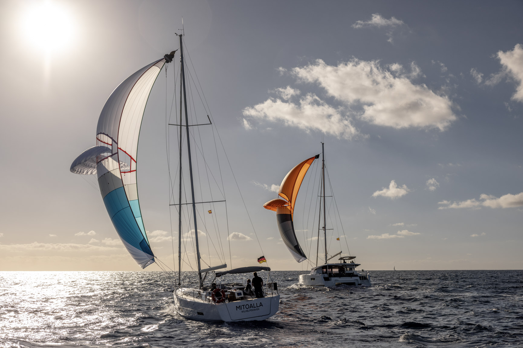 Mallorca photoshoot Sailing boats